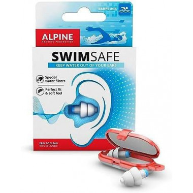 ALPINE Tapon Auditivo Swimsafe Agua 2UN