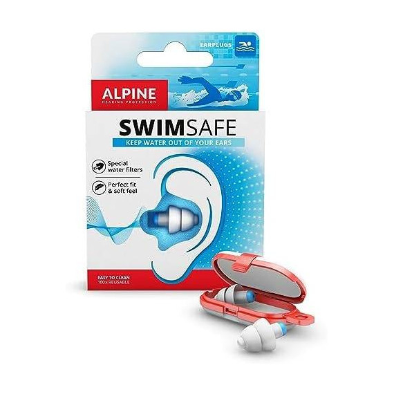 ALPINE Tapon Auditivo Swimsafe Agua 2UN