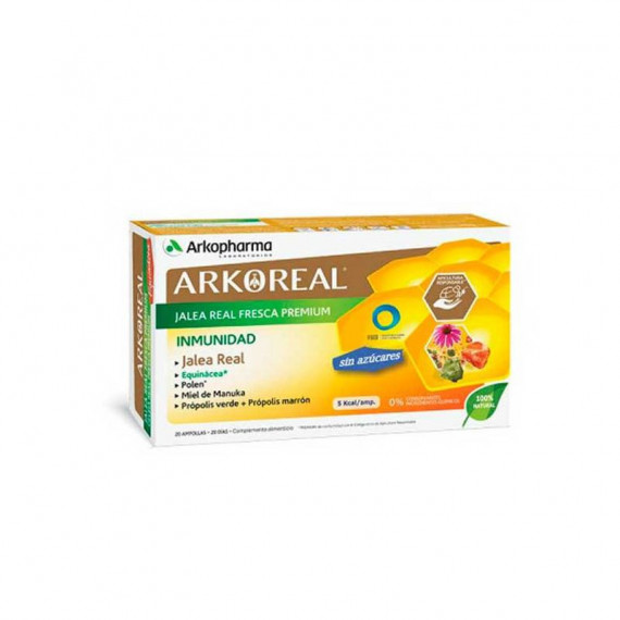 Arkoreal Jalea Real Inmunidad sin Azucares 20 Am  ARKOPHARMA LABORATORIOS