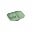 BEABA Plato Dividido Silicona Verde Salvia +4M