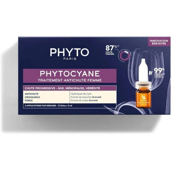 Phytocyane Caida Progresiva Mujer 12X5ML Amp  ESI