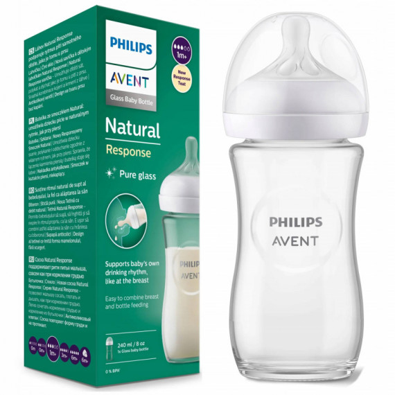 AVENT Bibe Natural Resp Cristal 240 Ml SCY933/01