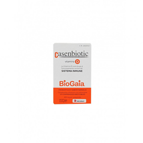 Casenbiotic Vitamina D 30 Comprimidos Masticable  CASEN RECORDATI