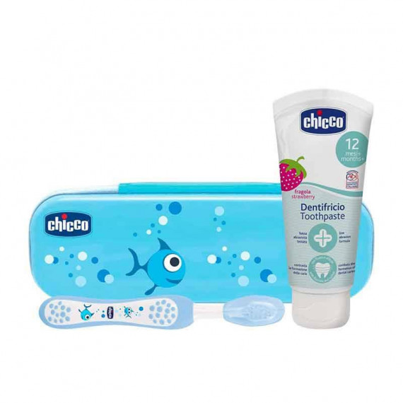 CHICCO SET DENTAL AZUL  +12M REF 2319