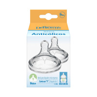 Dr Browms Tetina Sili Boca Ancha +9M 2UD Corte y  BEBE INNOVA