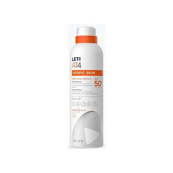 Letia AT4 Defense Photoprotect Spray 50+ 200 Ml  LETI