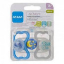 MAM Pack Doble Chupete Air Silicona +16M