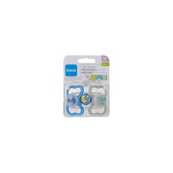MAM Pack Doble Chupete Air Silicona +16M