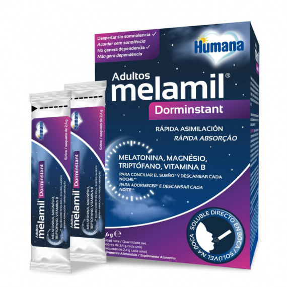 Melamil Dorminstant Adultos 24 Sobres  HUMANA SPAIN
