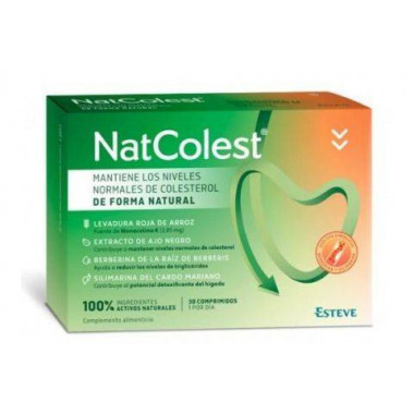 Natcolest 30 Comprimidos  ESTEVE PHARMACEUTICALS S.A.