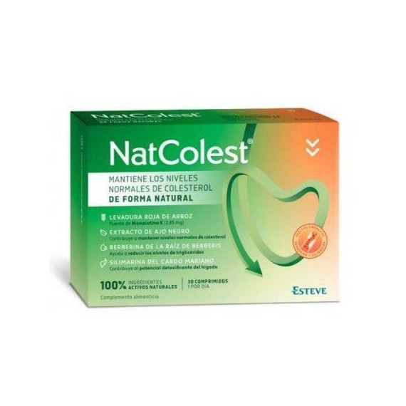 Natcolest 30 Comprimidos  ESTEVE PHARMACEUTICALS S.A.