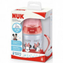 NUK Biberon Silic Entrena Minnie 6-18M 150 Ml