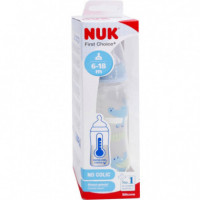 NUK Biberon Silicona First Choice 6-18M 300ML