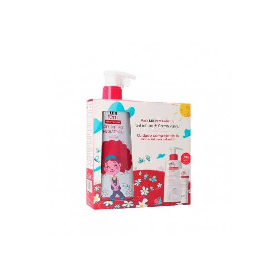 Pack Letifem Gel Intim Pediat 250ML+CREMA Vulvar  LETI