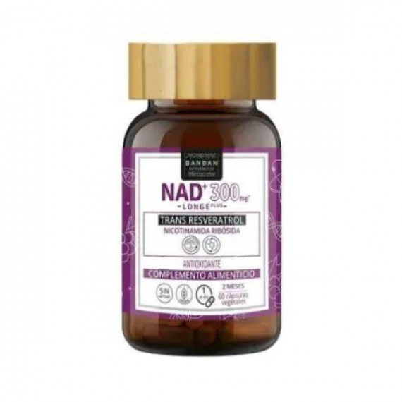Nature Nad +300 Mg/trans Resveratrol 80MG 60 Cap  BAN BAN NATURAL COSMETICS