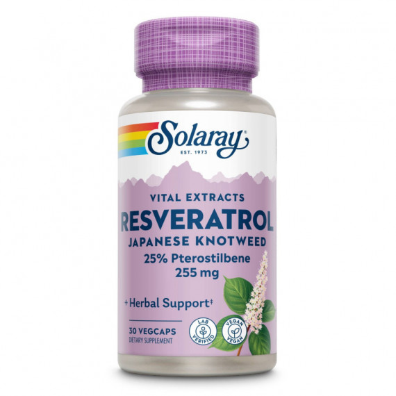SOLARAY Super Resveratrol 250 Mg 30 Cápsulas