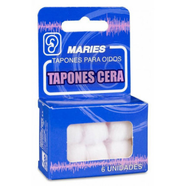 MARIES CONFORT TAPONES CERA SIN ALGODON 6 UDS