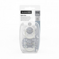 SUAVINEX Chupa Sx Pro Night&day Silicona 0-6M