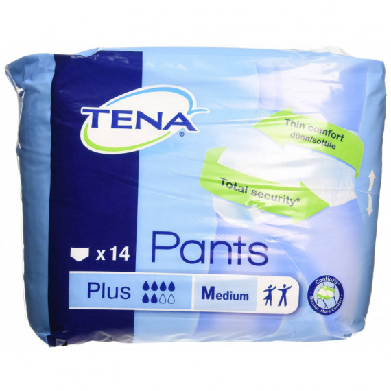 TENA Pants 80-110 Cm Medium  Plus 14 U.