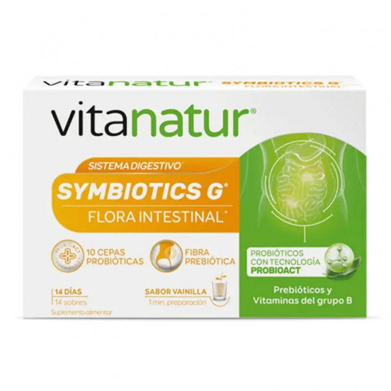 Vitanatur Simbiotics G 2.5 G 14 Sobres  FAES FARMA