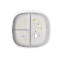 CHICCO Plato con 3 Compartimentos +12M Azul