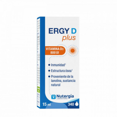 NUTERGIA Ergy D Plus Vit D3 800UI 15 Ml