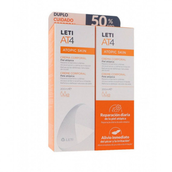 LETI AT4 Duplo Crema Corporal 200ML 2ºUN 50%