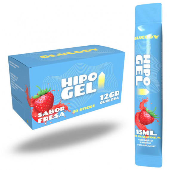 GLUCODY Gel Glucosa 12 Gr Fresa 30 Uds