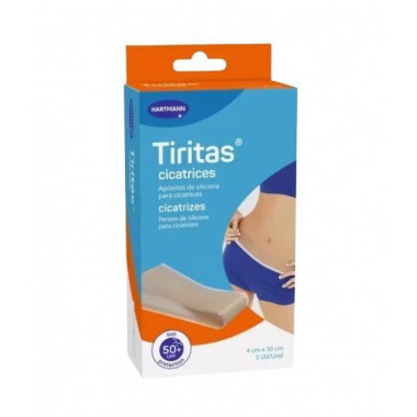 HARTMANN Tiritas Cicatrices Sil Adhes 4X30 5UDS