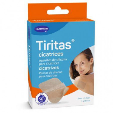 HARTMANN Tiritas Cicatrices Sil Adhes 5X7,2 5UDS