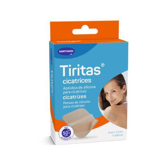 HARTMANN Tiritas Cicatrices Sil Adhes 5X7,2 5UDS