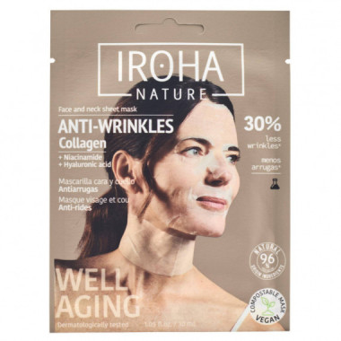 IROHA NATURE MASCARILLA CARA Y CUELLO ANTIARR