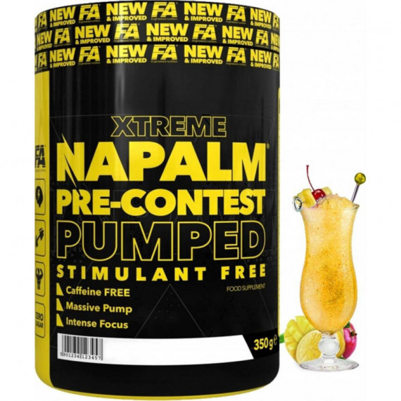 Xtren Napalm Pumped sin Estimulante 350 Mg  FA NUTRITION