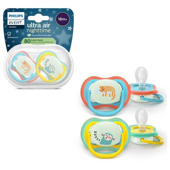 AVENT CHUP SILIC ULTRA AIR NOCHE 18M+ SCF376/32
