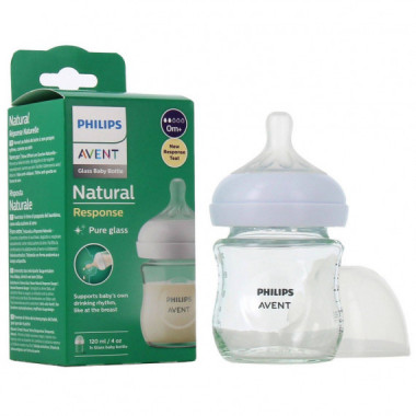 BIBERON ANTI-COLIC CRISTAL PHILIPS AVENT NATURAL