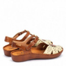 PIKOLINOS Zapato Semiabierto con Cierre Adherente 655-0841C1-437