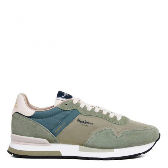 Zapatillas Piel con Detalles en ante  PEPE JEANS