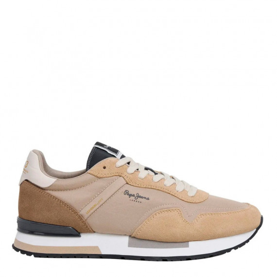 Zapatillas Piel con Detalles en ante  PEPE JEANS