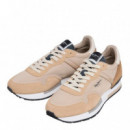 Zapatillas Piel con Detalles en ante  PEPE JEANS