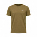 Camiseta de Punto de Algodón con Logo Estampado  HUGO BOSS