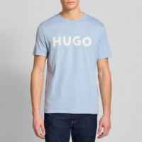 Camiseta de Punto de Algodón con Logo Estampado  HUGO BOSS