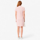 Vestido Polo de Corte Ajustado de Minipiqué Elástico  LACOSTE