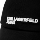 Gorra con Logotipo y Efecto Desgastado  KARL LAGERFELD JEANS