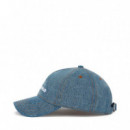 Gorra de Tejido Vaquero con Logotipo  KARL LAGERFELD JEANS