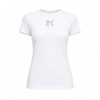 Camiseta Ajustada con Logotipo K  KARL LAGERFELD JEANS