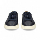 Talon Blanco Deportivo Piel Azul  HUGO BOSS