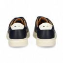 Talon Blanco Deportivo Piel Azul  HUGO BOSS