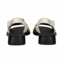 Sandalia Cruzada Piel Hielo  CAMPER