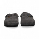 Zueco Hebilla ante Gris  BIRKENSTOCK