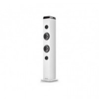 Torre de Sonido NGS BLUETOOTH 80W Blanca con Usb, Aux In y Radio Fm (skycharmprowhite)